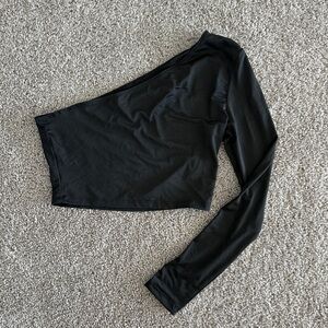 Shein one shoulder crop top